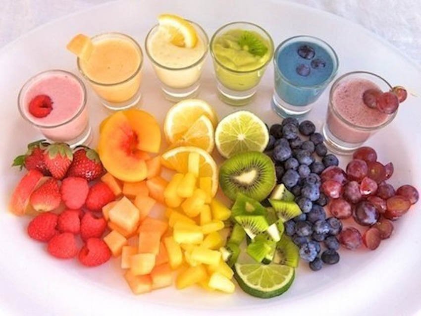 frutas y zumos