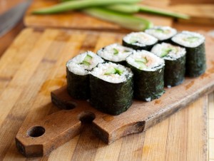 Receta de sushi sin pescado