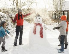 planes con niños en invierno