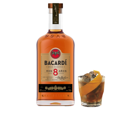 Bacardí 8 old-fashioned