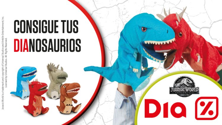 Jurassic World 2 llega a Día: ¡consigue tus DIAnosaurios!