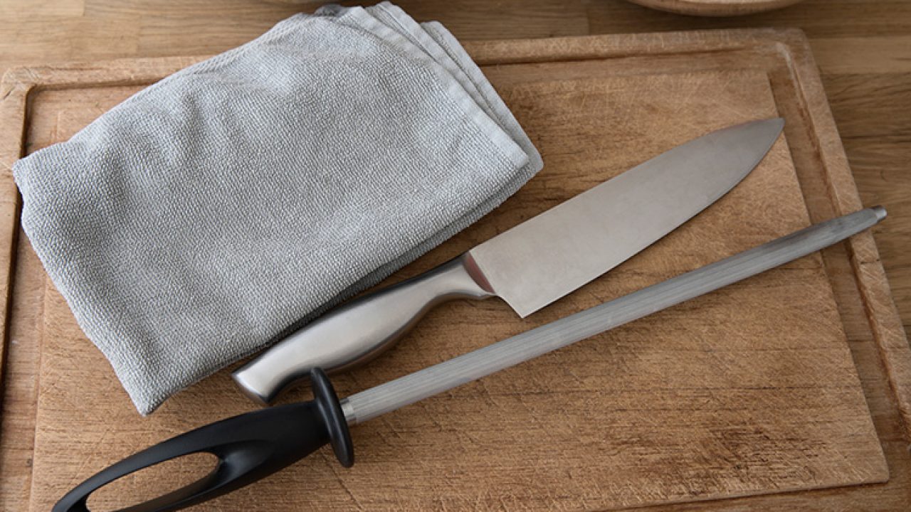 Como afilar un cuchillo de cocina