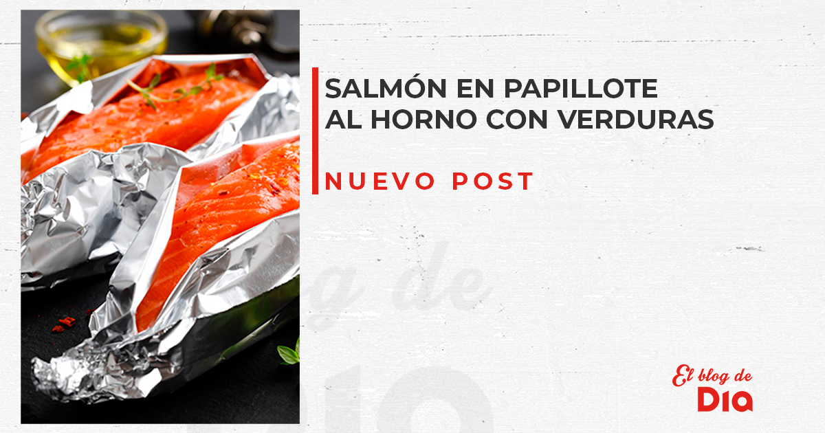 Receta de salmón en papillote al horno